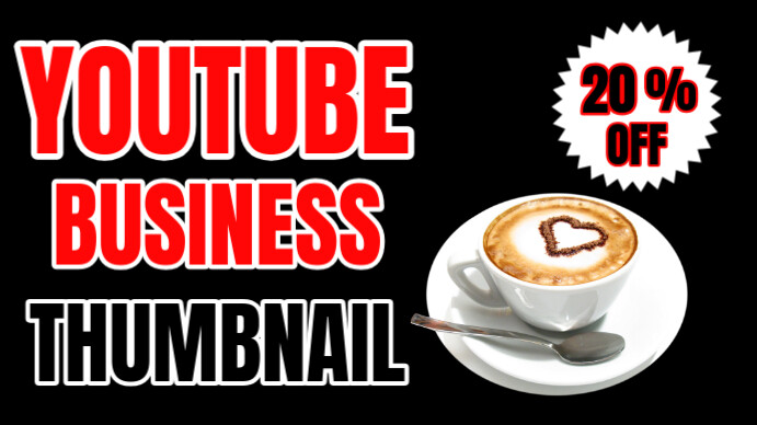 Copy of Black Modern & Minimal Youtube Business Thumbnail Youtube ...