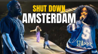 Black Modern & Minimal  Youtube Thumbnail Kendrick Lamar And Sza Amsterdam Tour Youtube Thumbnail template