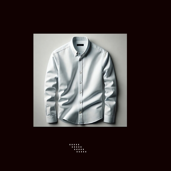 Black Modern & Minimal Pure White Shirt Instagram Post Wpis na Instagrama template