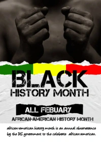 black month history (1) A5 template