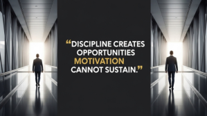 Черный Motivational Quote Digitalt display Template