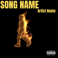 Black Music Album Cover Album Cover Video template