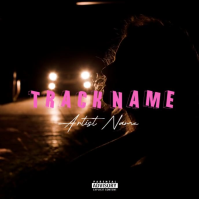 Black Music Album Cover Sampul Album Template