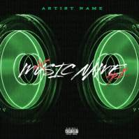Black Music Album Cover Album Cover Video template