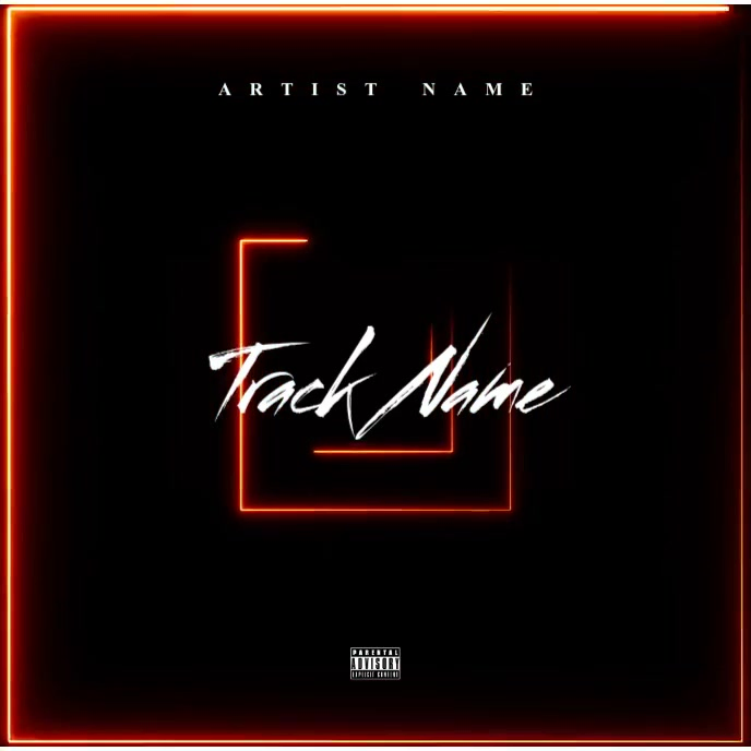 Black Music Album Cover Album Cover Video Template | PosterMyWall