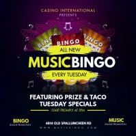 Black Music Bingo Instagram Post template