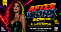 Noir After Work Party Facebook Shared Image Template