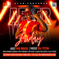 Black After Work Party Publicación de Instagram Template