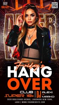 Black After Work Party История на Instagram Template