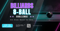 Negro Billiards Challenge Изображение, которым поделились на Facebook Template