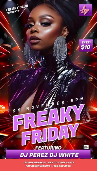 Black Neon Black And Red Background Gradient Freaky Friday  Business Card template