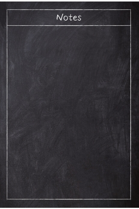 Copy of Black Neon Chalkboard Notes Template – Blank Blackboard ...