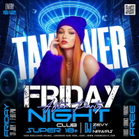 Black Club DJ Night Iphosti le-Instagram Template