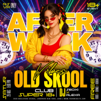 Negro Club Event Instagram-opslag Template
