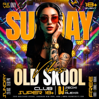 Negro Club Event Iphosti le-Instagram Template