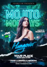 Preto Club Event Promotion A5 Template
