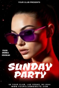 Hitam Club Party Poster Template
