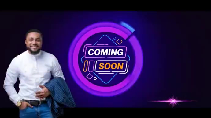 Coming Soon Tech Sign Black Neon Coming Soon Announcement Digital Display Video Template ...