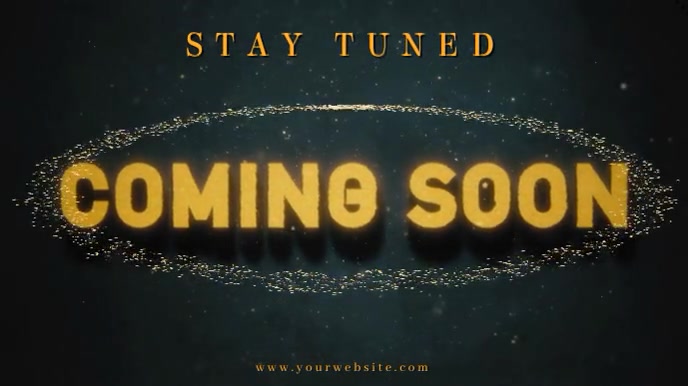 Black Neon Coming Soon  Presentation (16:9) template