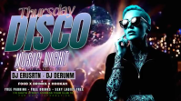 Black Disco Music Night Affichage numérique Template