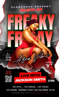 Black Neon Freaky Friday Afro Vibes Us Legal template