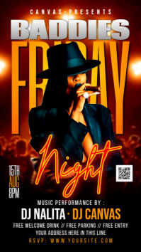 Black Music Performance Event Instagram-verhaal Template