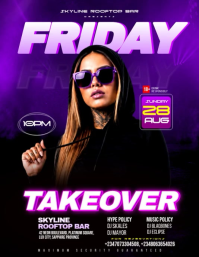 Noir Club Event Promotion Volante Template