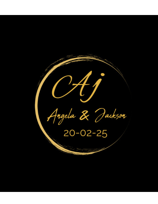 Black Neon Gold And Black Wedding Invitations  Flyer (us Letter) template