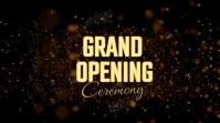 Black Neon Grand Opening Digital Display (16:9) template