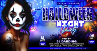 黑色 Halloween Party Imagen Compartida en Facebook Template
