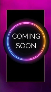 Black Neon Inst Instagram Reel template