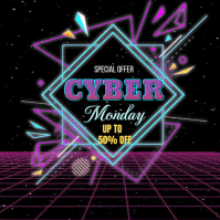 Sort Cyber Monday Sale Wpis na Instagrama Template