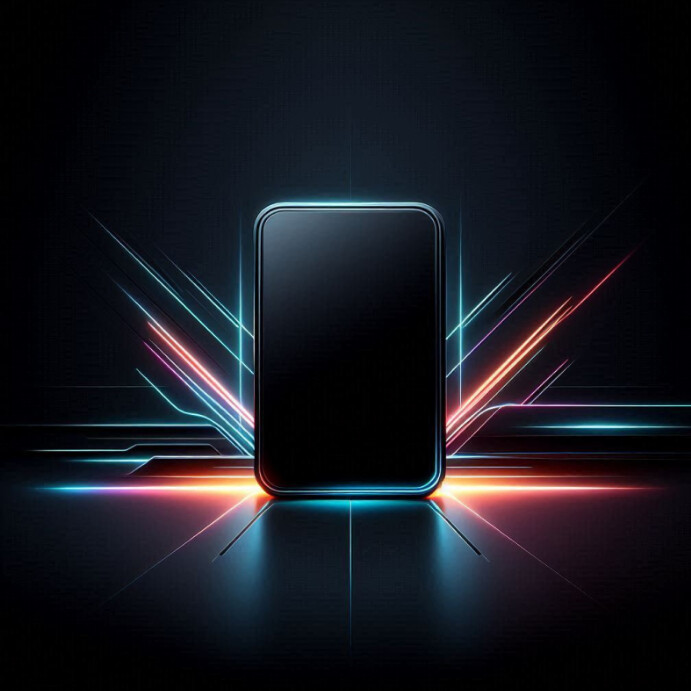Black Neon Multiple Coloured Instagram Post Template | PosterMyWall