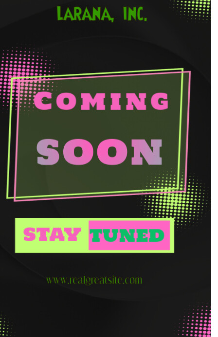 Black Neon Neon Flyer  Tabloid 小报 template