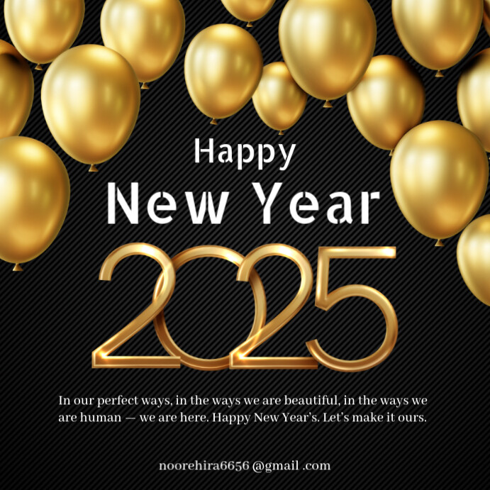 Black Neon New Year 2025 Greeting Cardsnew Year 2025 Best Wishes Quotes