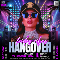 Black Nightclub Event Pos Instagram Template