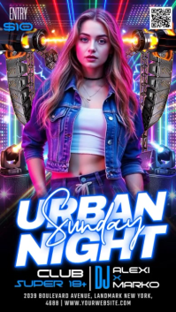 Negro Nightclub Event Instagram Story Template