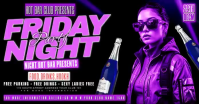 Sort Friday Night Party Facebook Ad Template