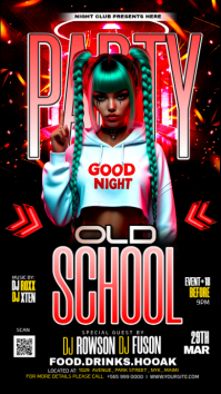 Negro Nightclub Party Instagram Story Template