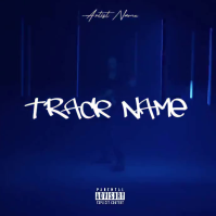 Black Neon Rap Trap Mixtape Album Cover  Album Cover template