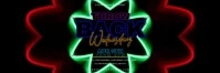 Black Neon Throw Back Wednesday Tajuk Twitter template