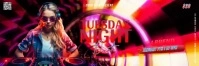 Black Neon Tuesday Night Party Tajuk Twitter template