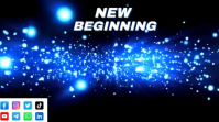 Black New Beginnings Digital Display Video template