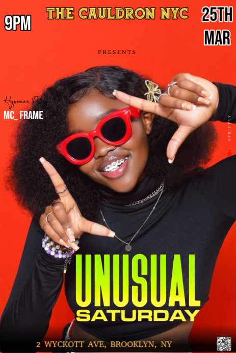 Plantilla de Black Nightclub Event Pinterest Graphic | PosterMyWall