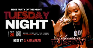 Black Nightclub Party Facebook Shared Image Video template