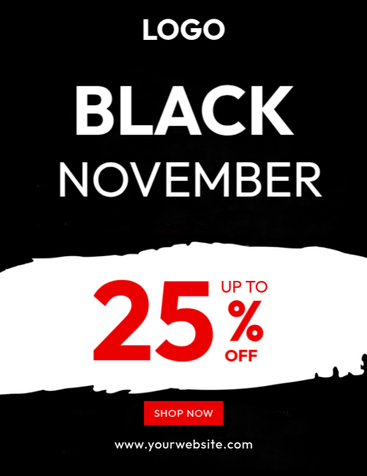 Black November Template | PosterMyWall