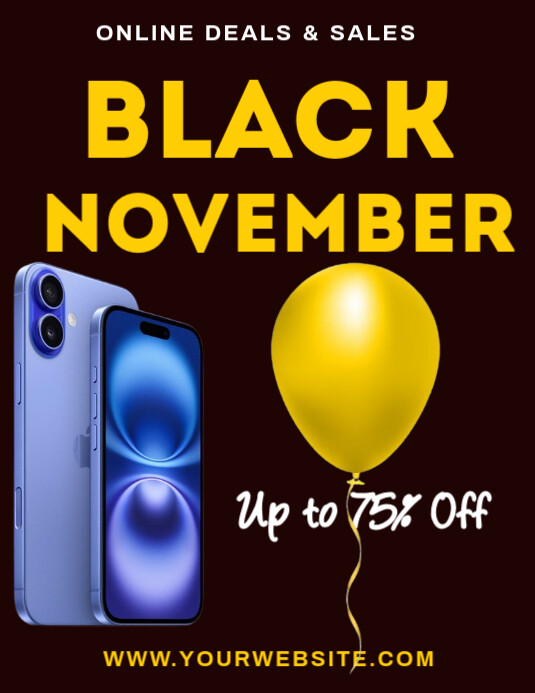 Black November Template | PosterMyWall