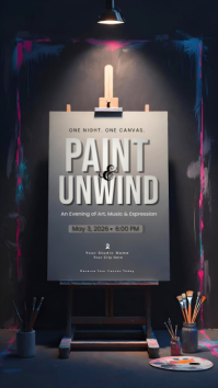 Black Art Event Instagram-verhaal Template