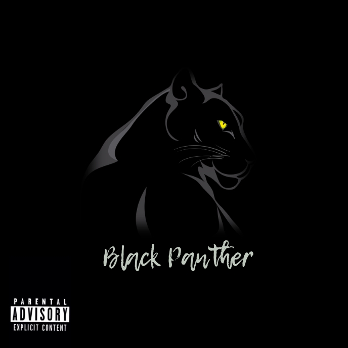 Black Panther Cd Music Album Cover Template Postermywall