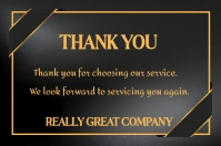 Black Pastel Company Card  Label template